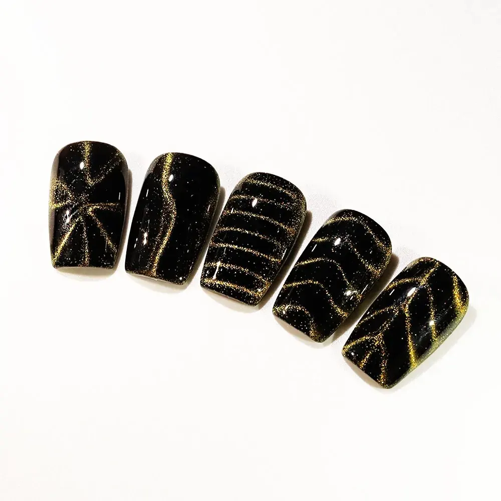 5pcs Magnet Stick Wand For 3D Magnetic Cat Eye Gel, Magic Nail Art Manicure Tool, UV Gel Magnet Stick Manicure Nail Art Tools