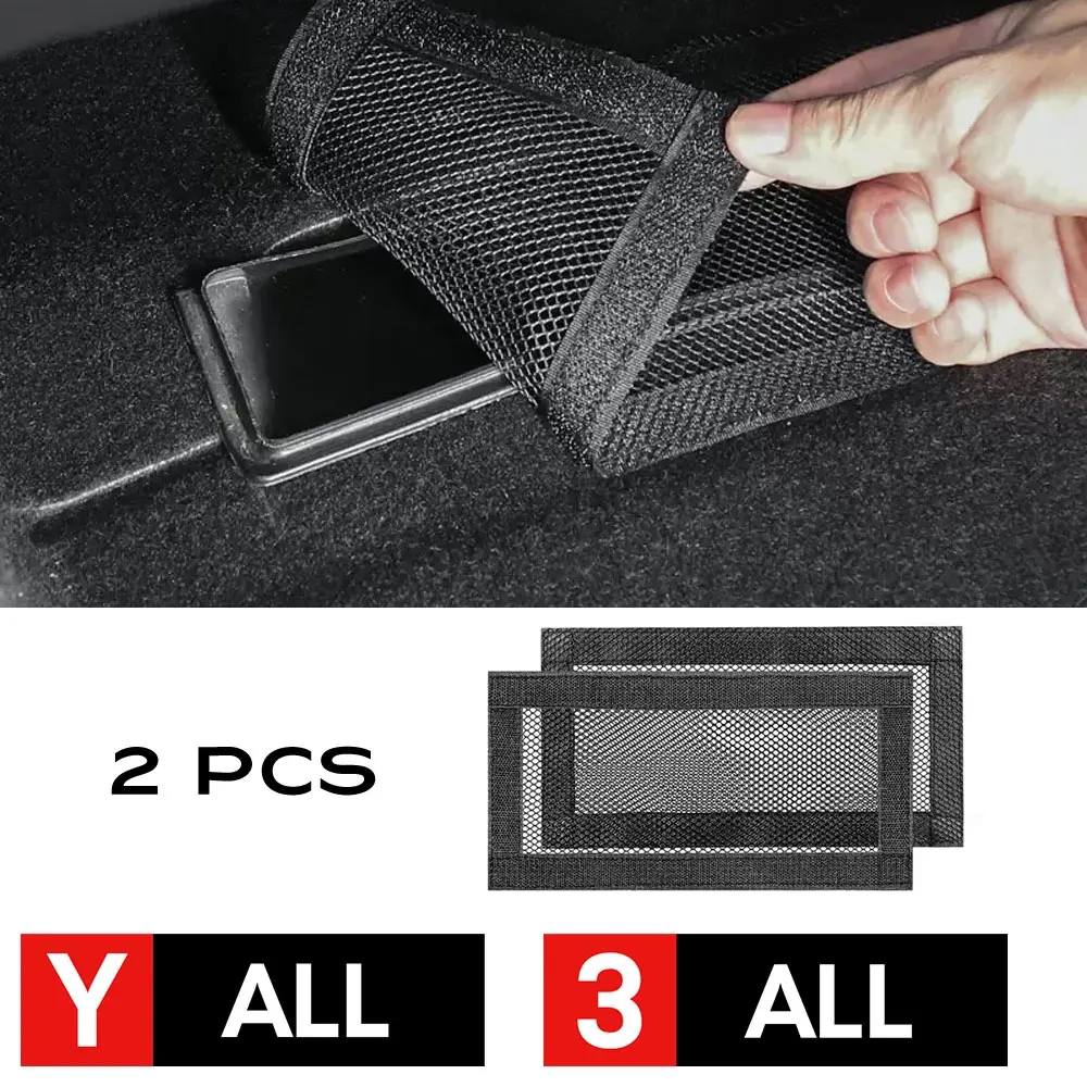 For Tesla Model Y Juniper 2025-2020 Launch Model 3 Highland 2024 Air Outlet Under Seat Protective Cover 1 Pair Vent Mesh Filter