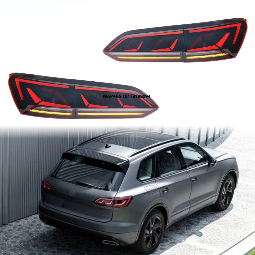 

for Touareg Taillights 2019-2023 LED Car Taillamps Upgrade Rear Back Design LED Rear Lamps Plug and Play for
