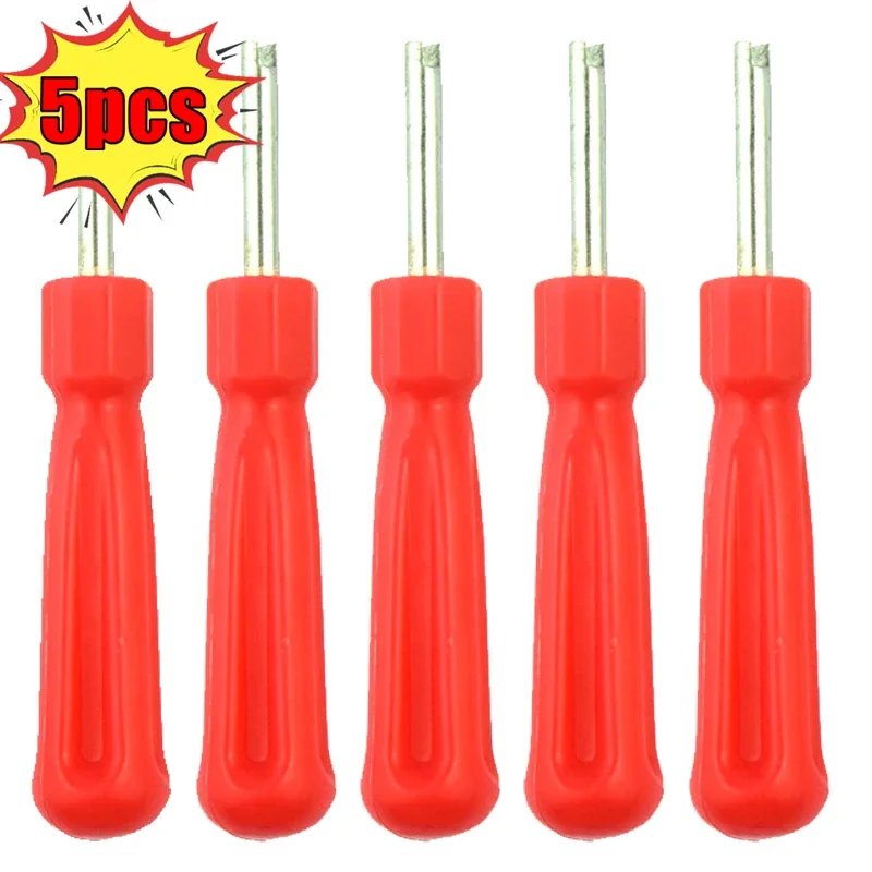 

5 шт. инструмент для снятия сердечника клапана шины, ключ для автомобиля, велосипеда, мотоцикла, грузовика, клапаны, инструменты для ремонта стержня шин, автомобильная фотоотвертка