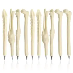 5Pcs Writing Supplies Bone Ball Pens Bone Shape Ballpoint Pens New Creative Gift School Supply Black Ink