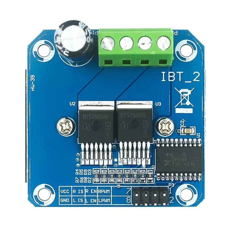 BTS7960 43A High-PowerMotor Driver Effectively Protect MCU DIY Repair Part