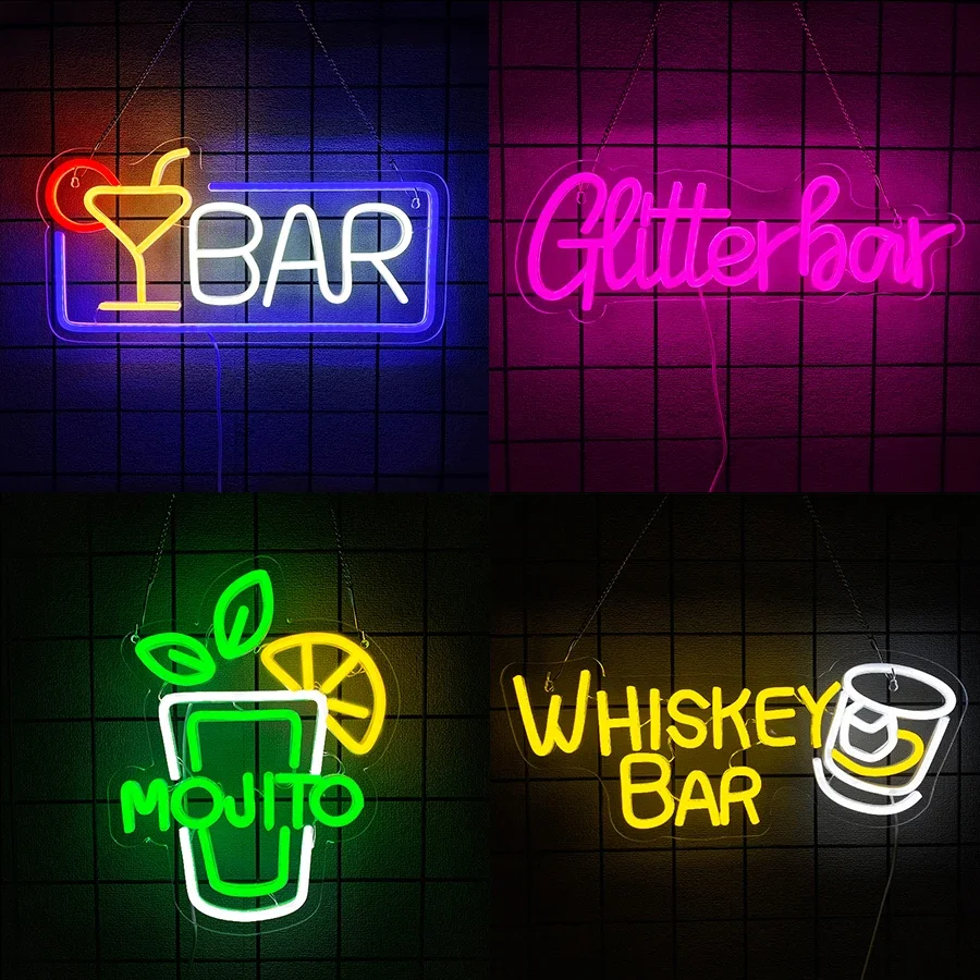 

Candy Bar Неоновая вывеска испанской серии Cartel Led Light Name для декора стен для комнаты, паба, бистро, человек, пещера, аксессуары, домашнее освещение