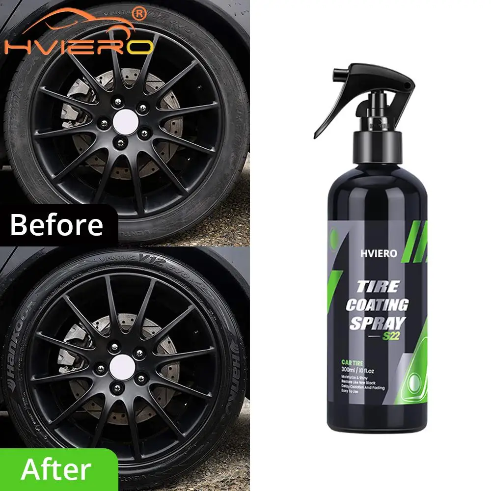 

50/100ML Tyre Gloss Tire Coating Spray Hydrophobic Sealant Wax for Car Wheel Auto Re-black Shine Chemistry Filler Rust Removal