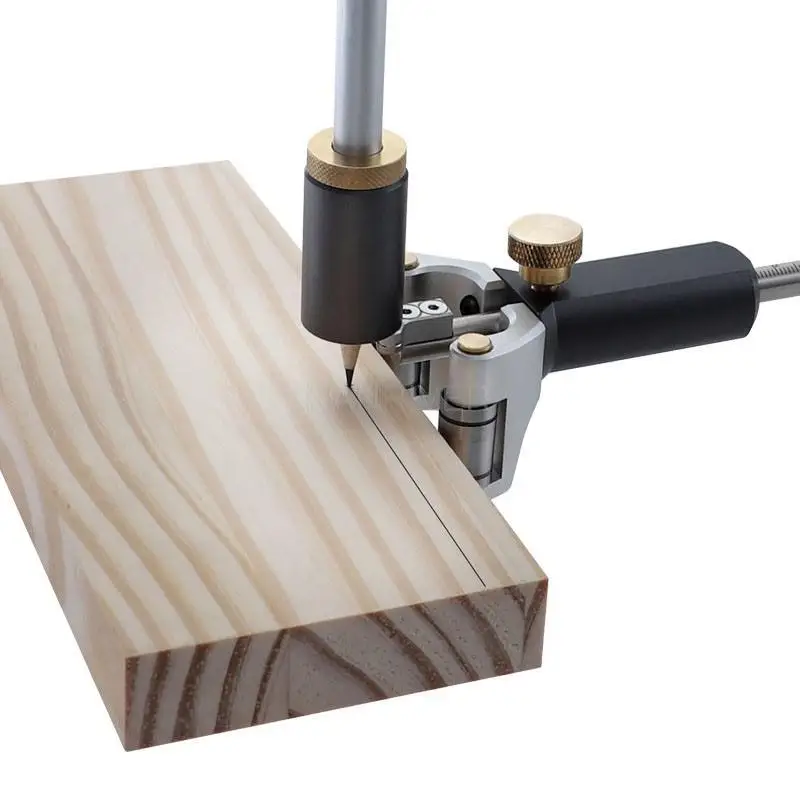 Linear Arc Scriber Woodworking Measuring Tool Marking Gauge Parallel Line Drawing DIY Wood Working Scribe