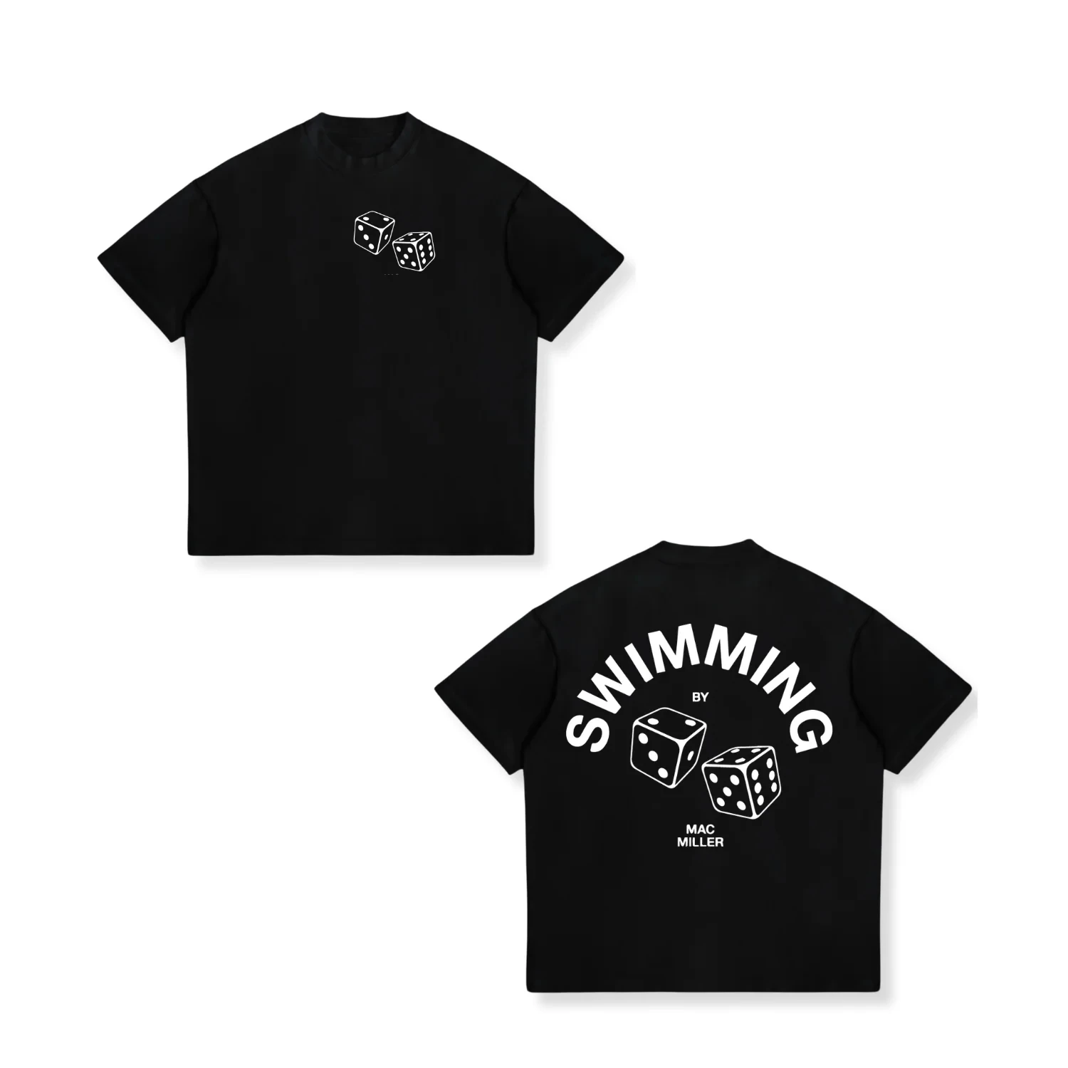Retro Mac Miller Peripheral T-shirt for Spring and Summer, Men's Casual and Fashionable T-shirt Suitable for Both Men and Women