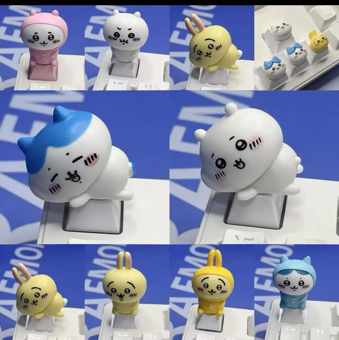 DIY Cartoon Anime Custom Keycaps Bottom Backlit Keycaps Cherry MX Mechanical Keyboard Keycaps R4 High OEM Gift Pink Cute Keycaps