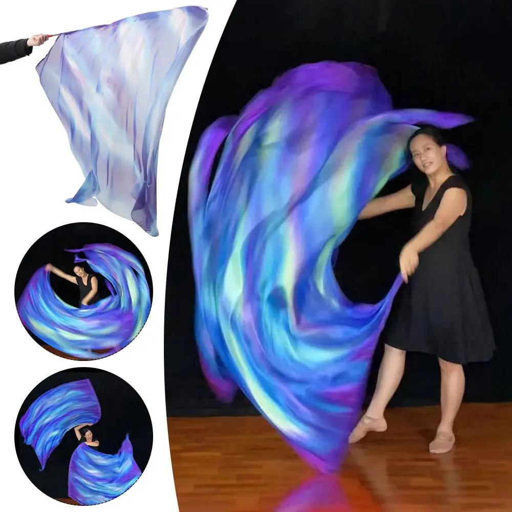 مع أعواد تلسكوبية لإكسسوارات الرقص الشرقي، قضبان قابلة للتطوير، أعلام نصف دائرية متعددة الألوان، خفيفة الوزن ومحمولة