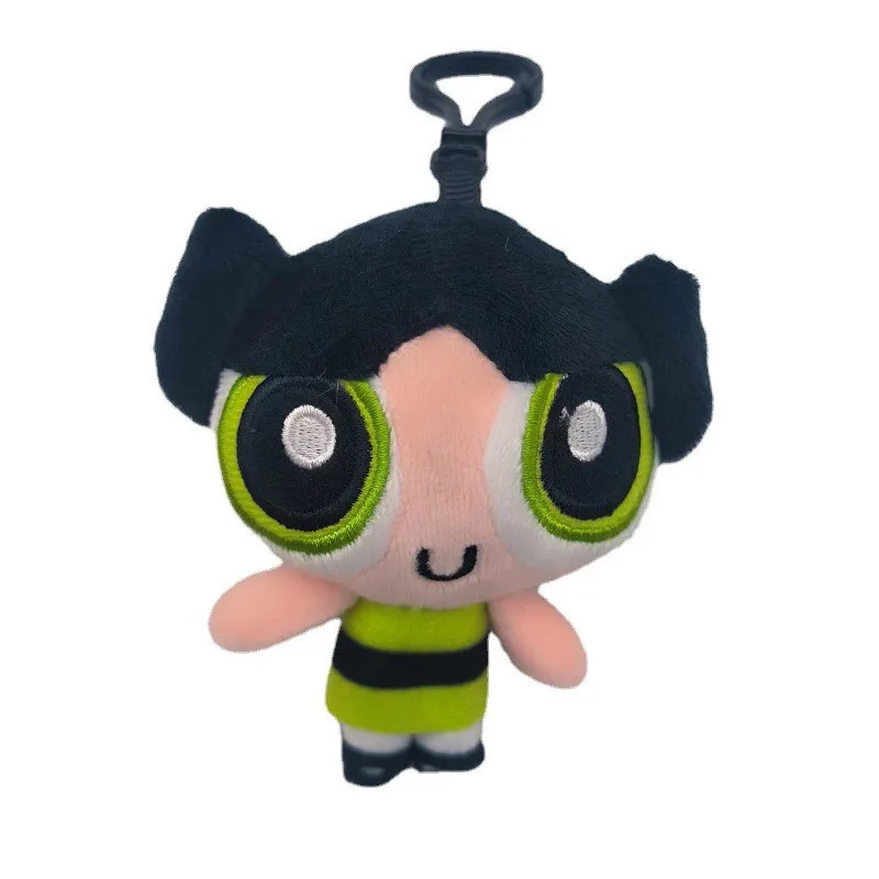 The Powerpuff Girls Bubbles Blossom Buttercup Stuffed Keychain Figure Toys