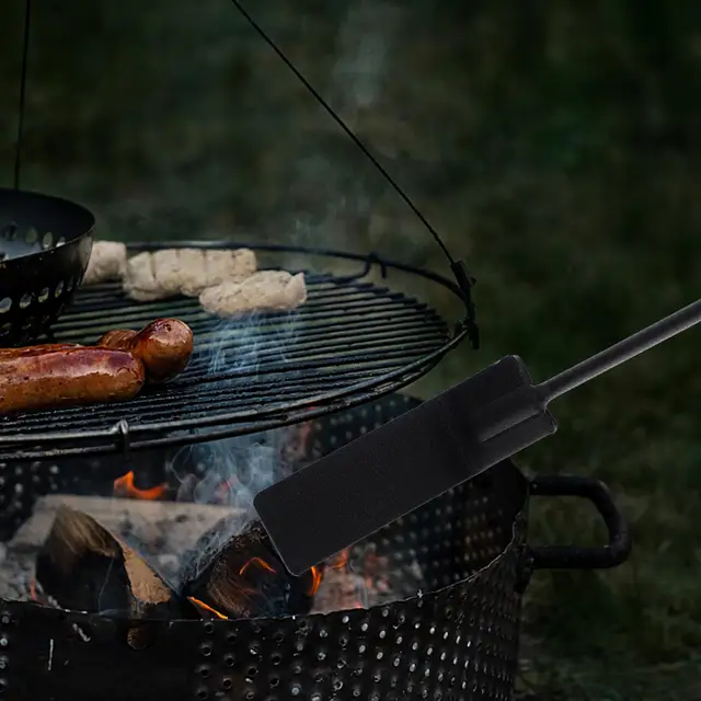 Lightweight Durable Charcoal Rake Barbecue Ash Scoop Bbq