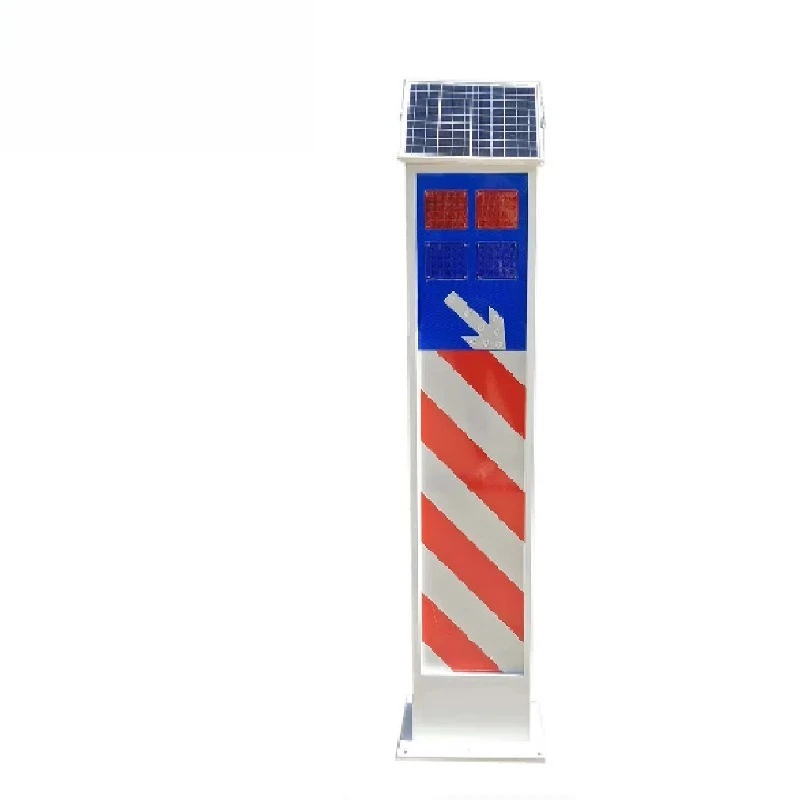 Factory direct sales Shengxinda solar stroboscopic traffic lights red and blue LED engineering-grade transparent film