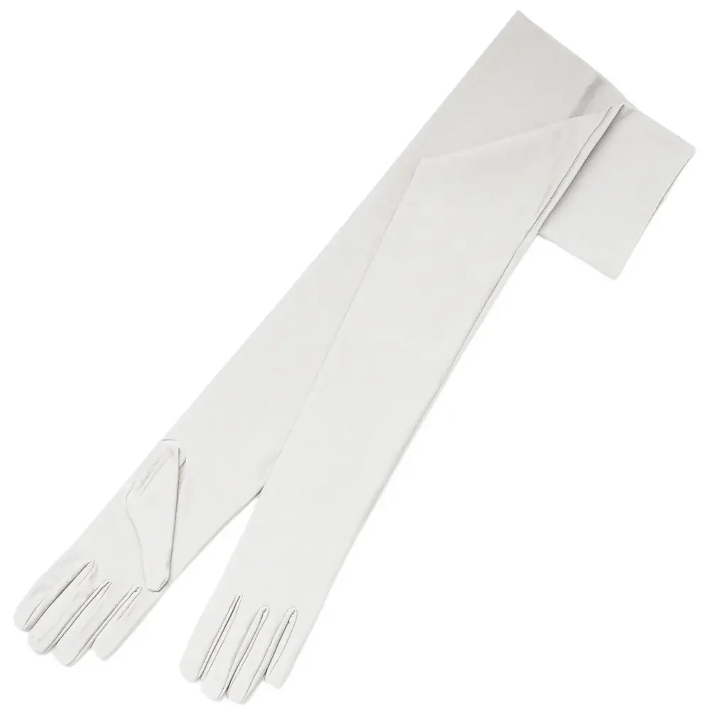 Stretch Matte Satin Dress Gloves Opera Length 2025 Bridal Wedding Gloves