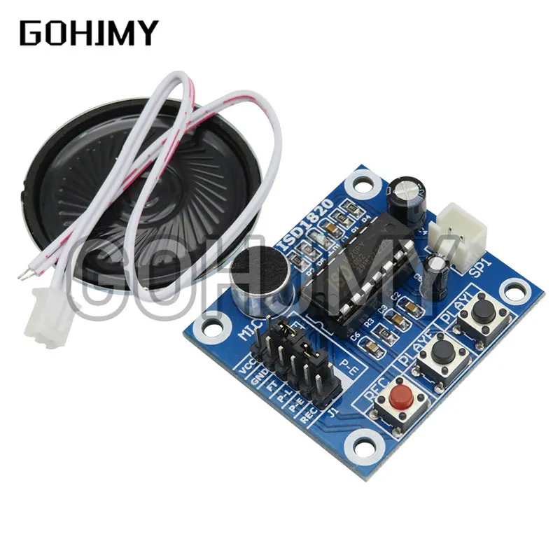 ISD1820 Voice Recording Recorder Module With Mic Sound Audio Loudspeaker
