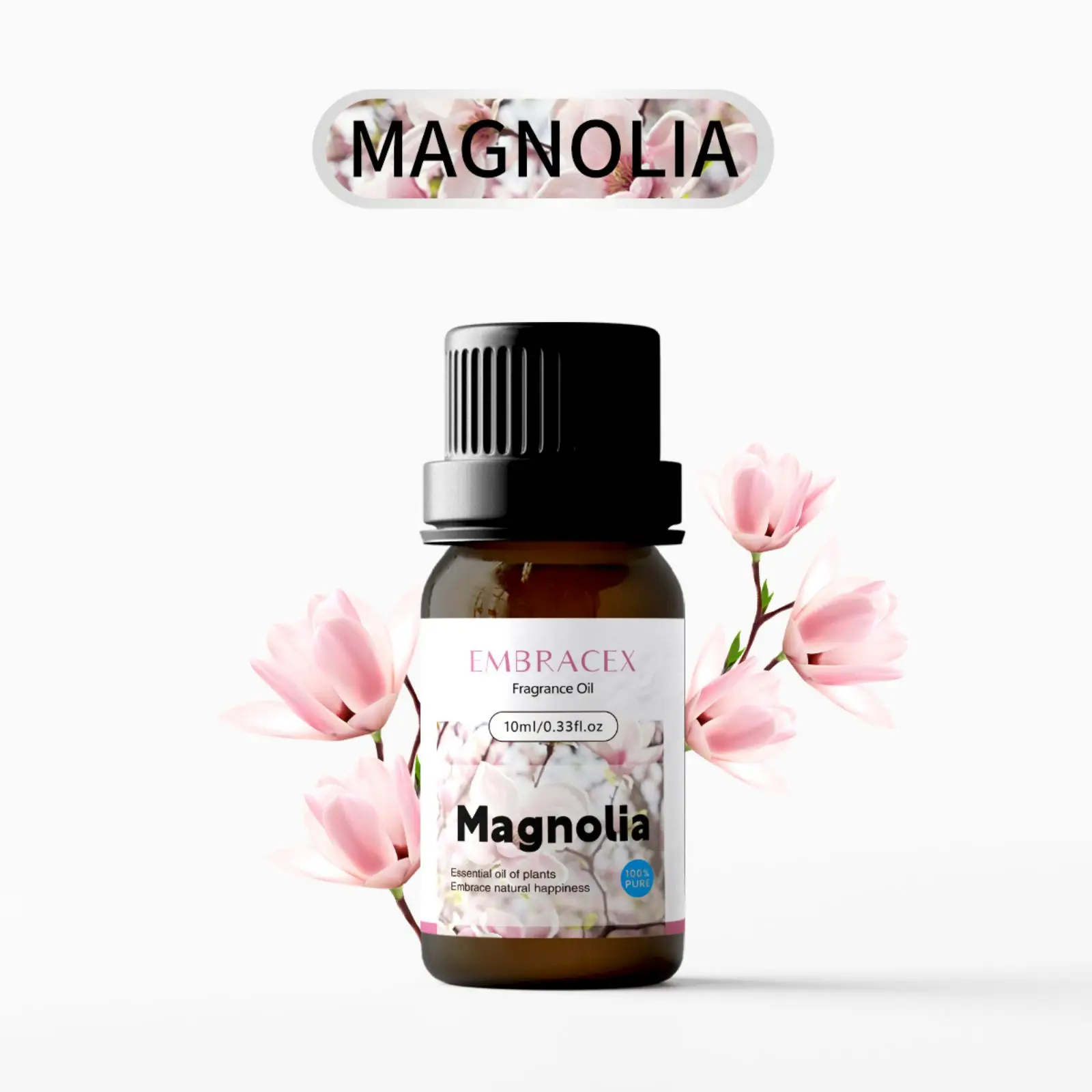 10ml Magnolia Essential Oil Magnolia Perfume Essential Oils Skincare Candle Natural Flavors Air Freshen Long lasting Scent Gifts