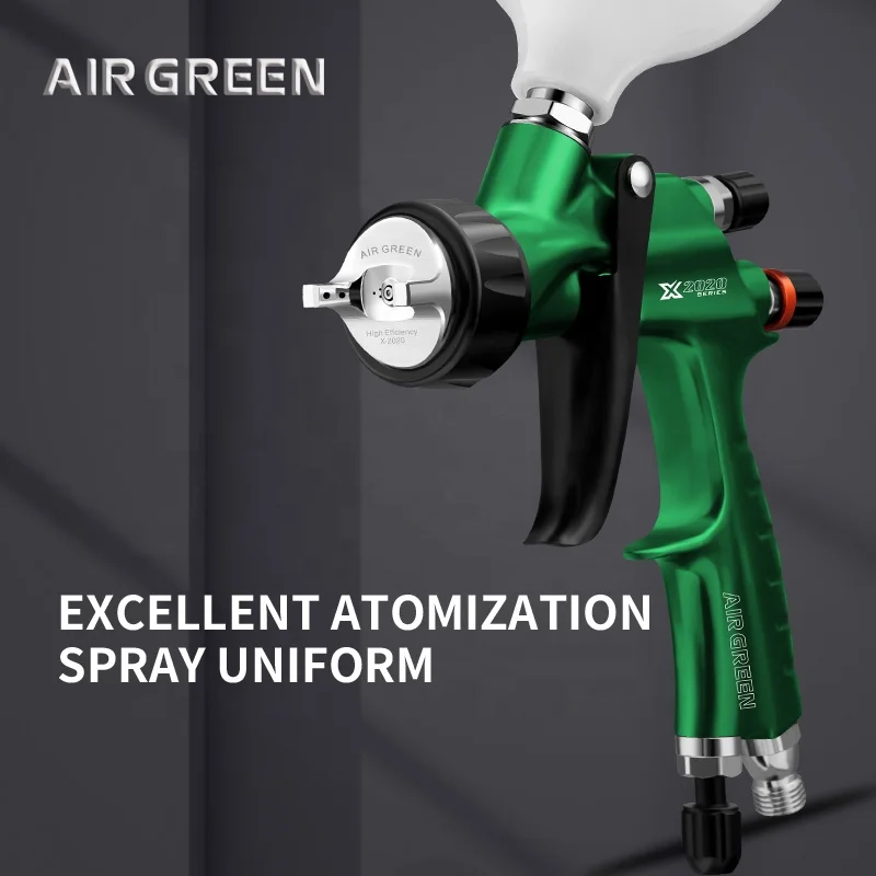 AIR GREEN Spray Gun Paint hvlp X-2020 lvmp Clear Coats 1.3mm Manufacturer Car Painting Professional Automotive Tool