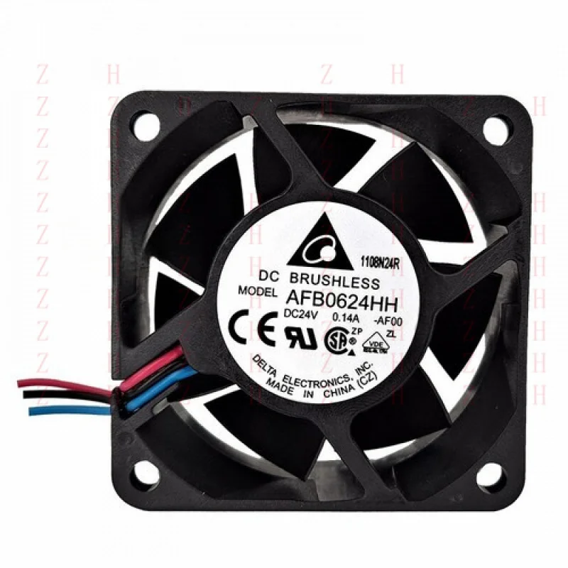 XXZ for  1 PC Delta AFB0624HH-AF00 24V 0.14A 6025 Inverter Cooling Fan 3 Line New