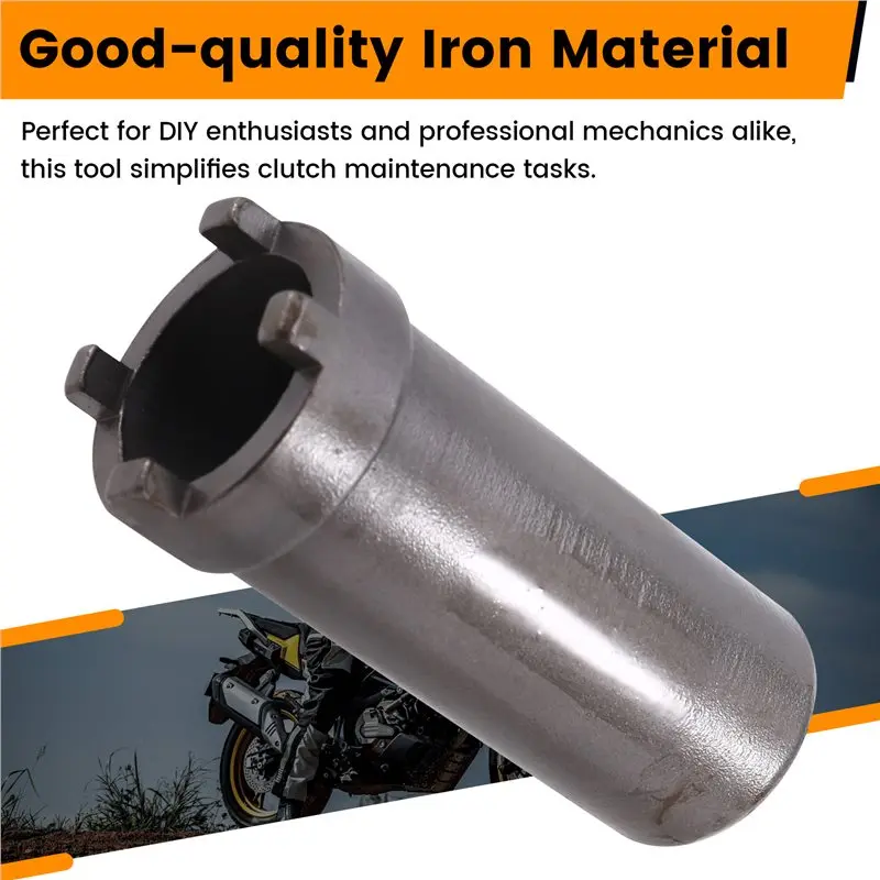 AS57-ATV bicicleta da sujeira para gy650 cg125 jh70 ferramenta removedor de porca de bloqueio ferramenta de soquete de embreagem da motocicleta acessório de quatro garras motocicleta