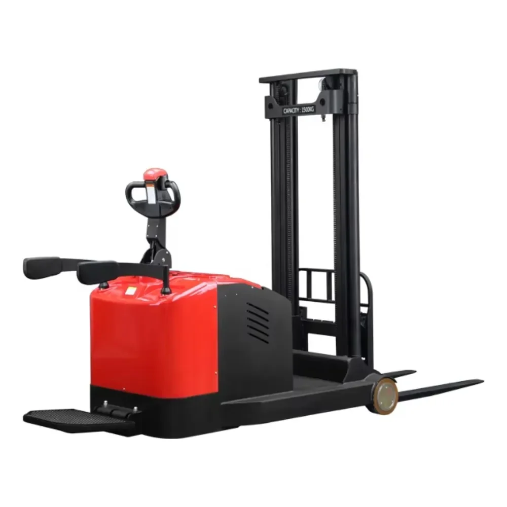 

Electric Reach Forklift 4 Way Stacker Nearsun 1.5T 2T 2.5T 3T for Narrow Aisle Warehouses with 7m 8m High Lifting Capacity