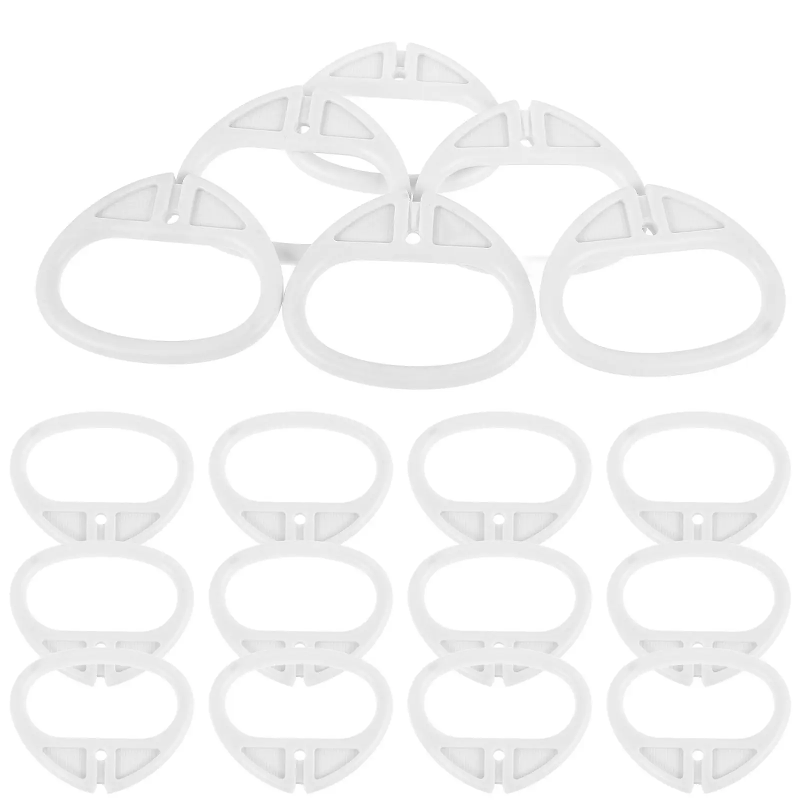 20Pcs Music Box Pull Ring Handle for Pull String Music Box PP Material Replacement Parts Comfortable Reliable DIY