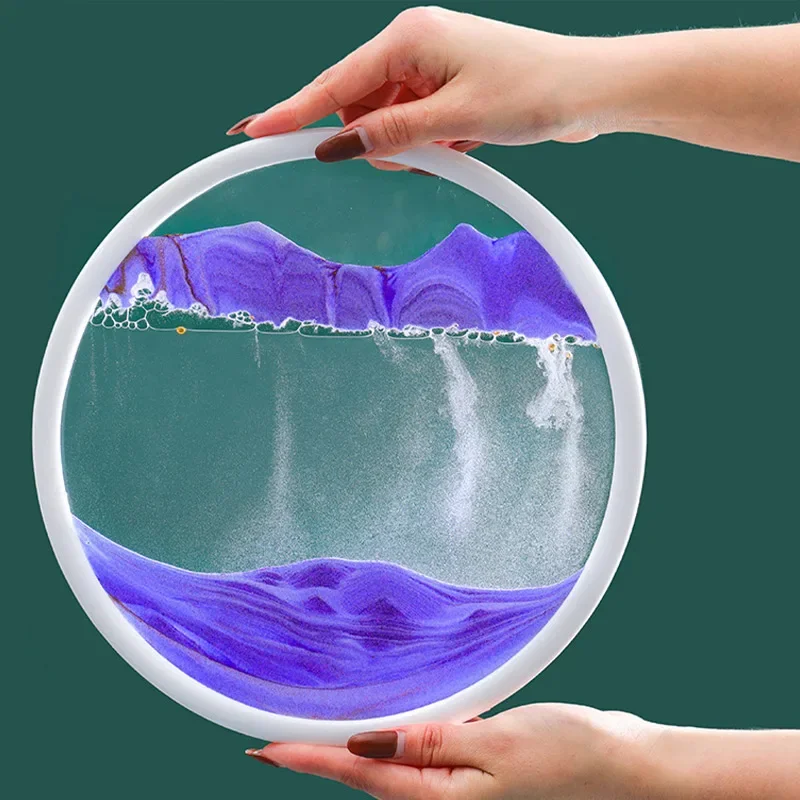 

Креативная 3D-стеклянная песочная коробка, мобильная песочница, художественный дисплей: лучший подарок для мобильного украшения дома
