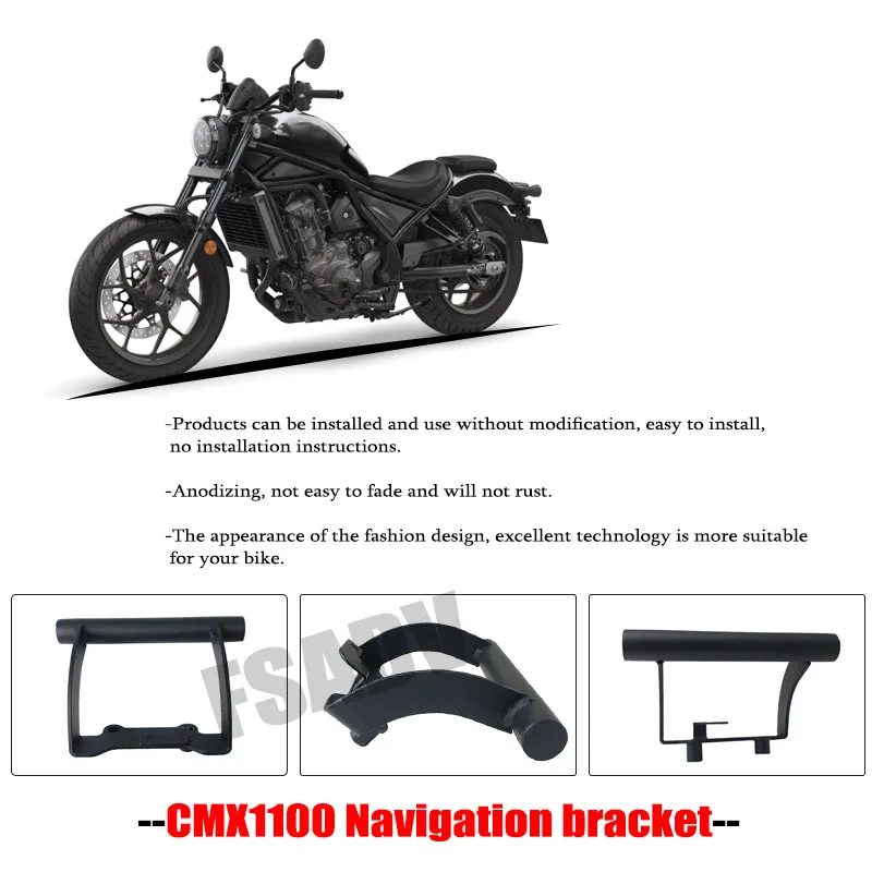 Fit For Honda CMX1100 CM1100 CMX 1100 2021 2022 Navigation Bracket Mount Smartphone GPS Holder Motorcycle