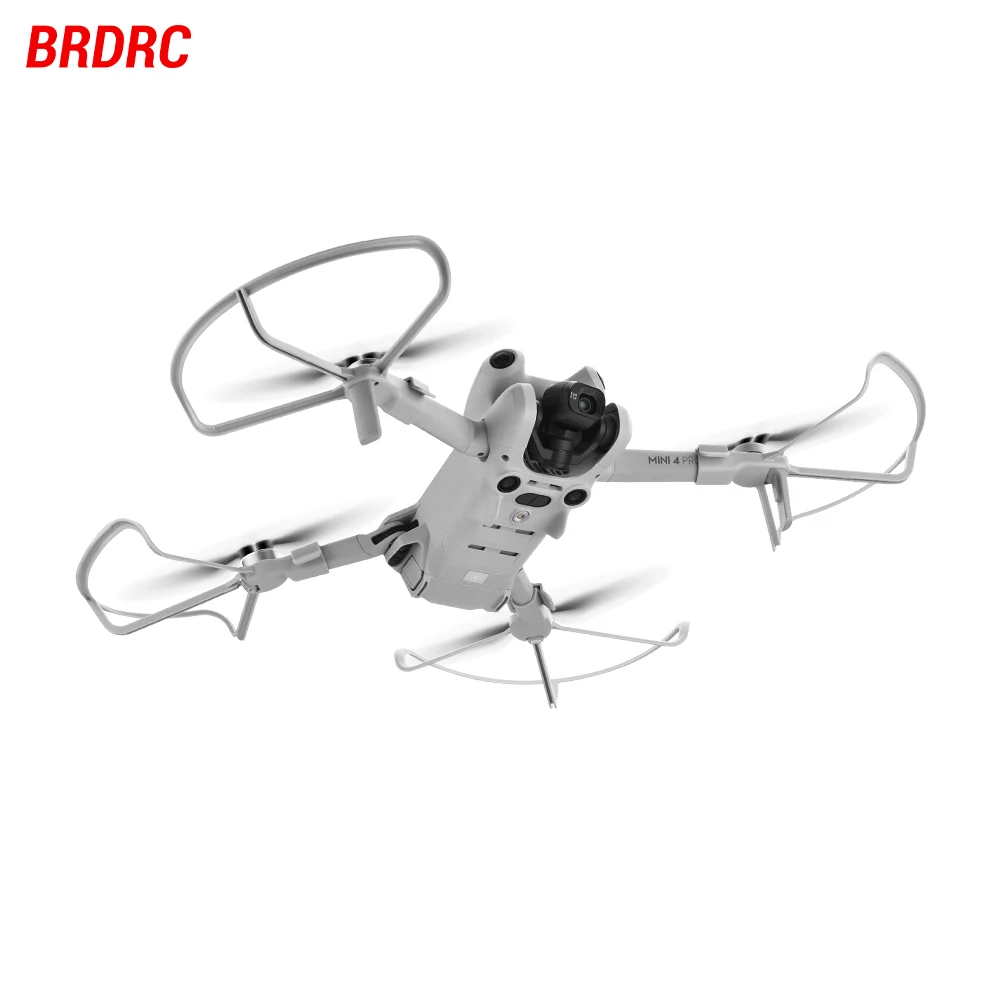 BRDRC Propeller Guard for DJI Mini 4 Pro Drone Wings Quick Release Propeller Protective Ring Protector Cage Blade Cage Accessory