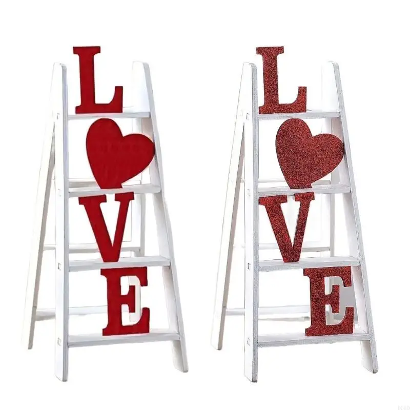 D0AD Love Ladder Sign Tabletop Decoration for Weddings and Parties Ornament Gift