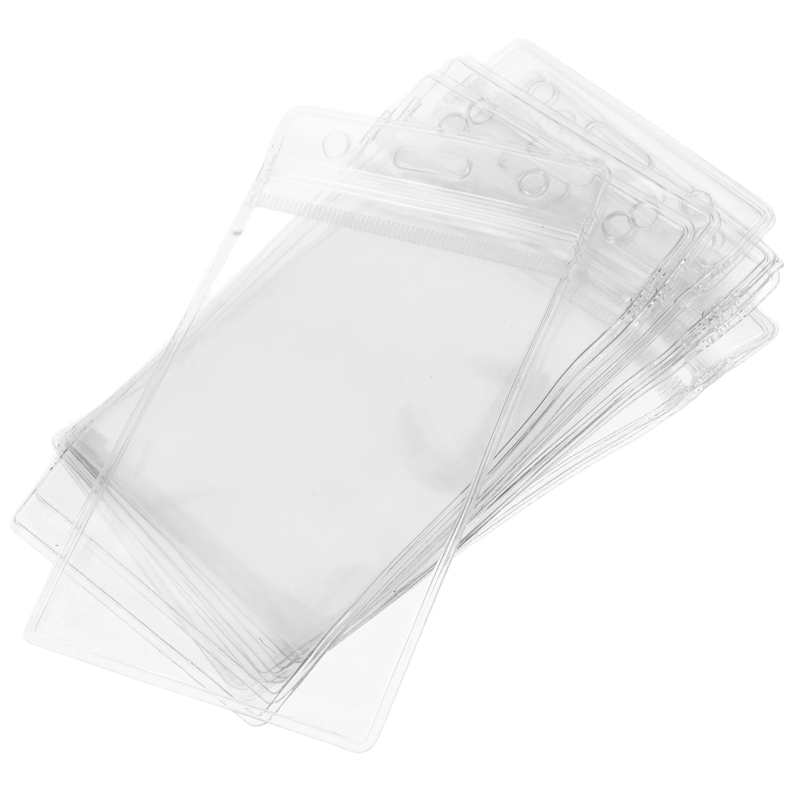 

Transparent Card Holder Cards Protective Covers Exhibition Pass Student Sleeves