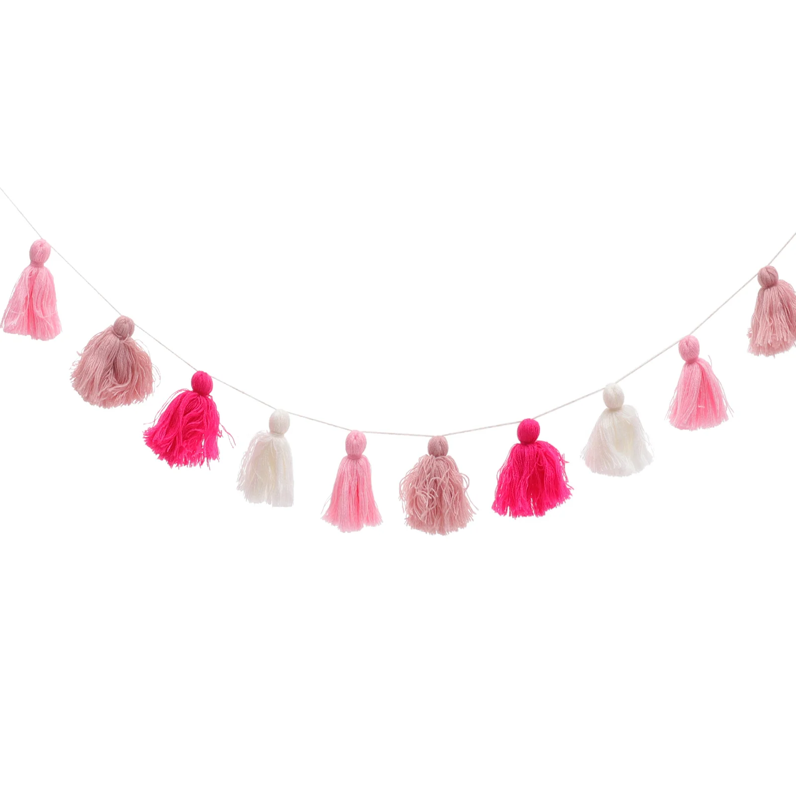 

Bohemia Tassel Wall Hanging Decor Hand-Woven Creative Ornament Bedroom Nursery Kids Room Decoration Festive Cozy Pendant String