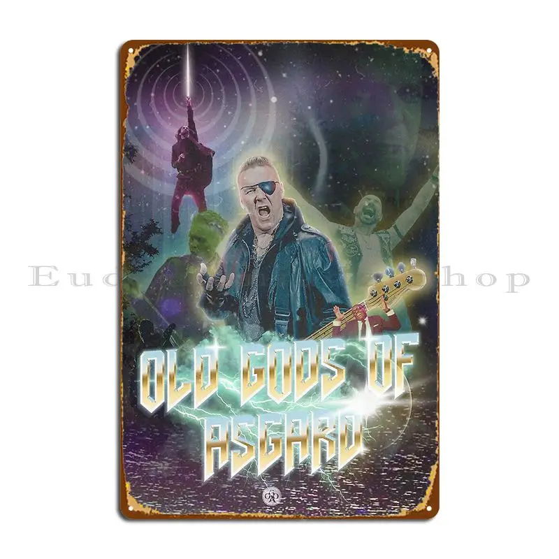 Fan Poster Of The Old Gods Of Asgard Manigonart Metal Plaque Designs Cinema Wall Cave Club Pub Tin Sign Poster