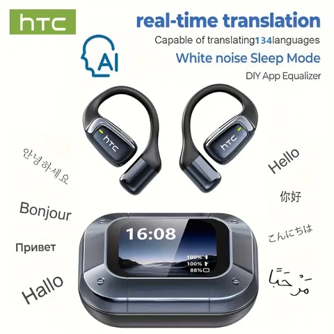 Bluetooth-наушники HTC NE25 с качественным звуком и длительным временем работы — фото модели