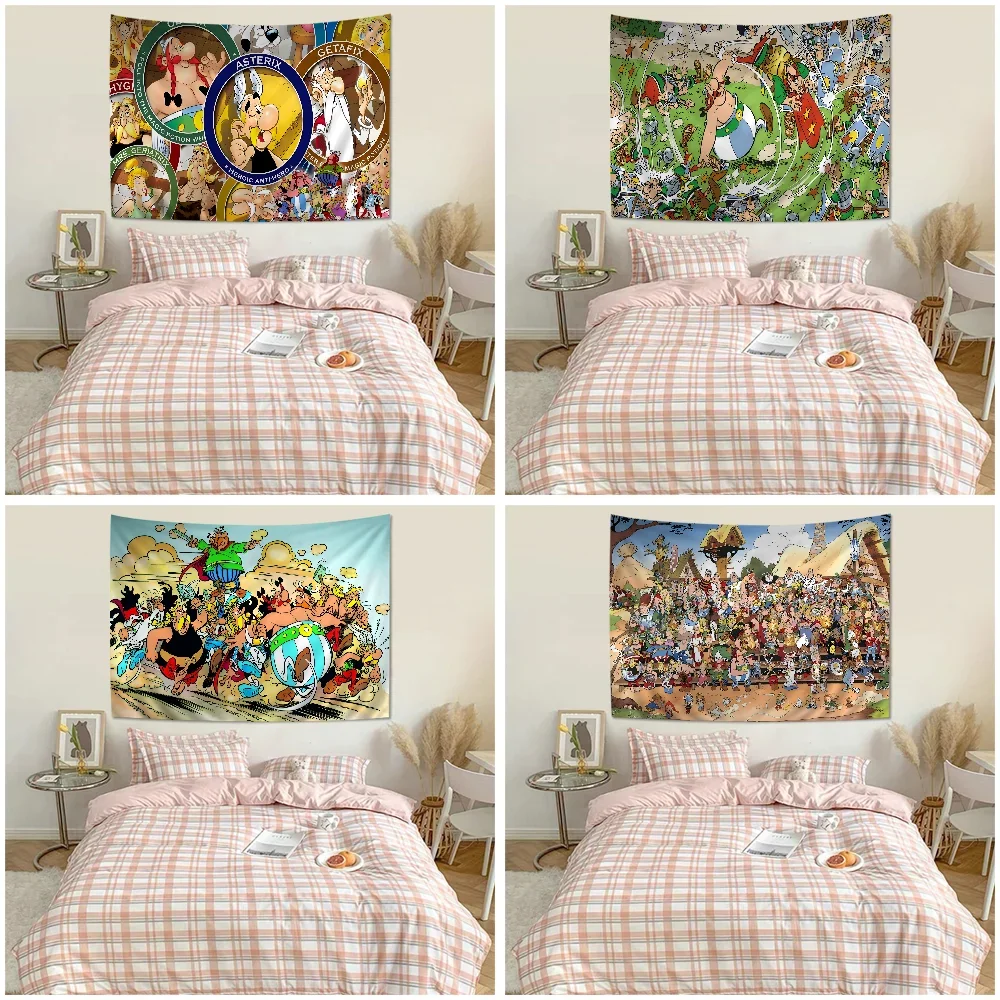 Asterix Obelix DIY Wall Tapestry for Living Room Home Dorm Decor Wall Art Decor