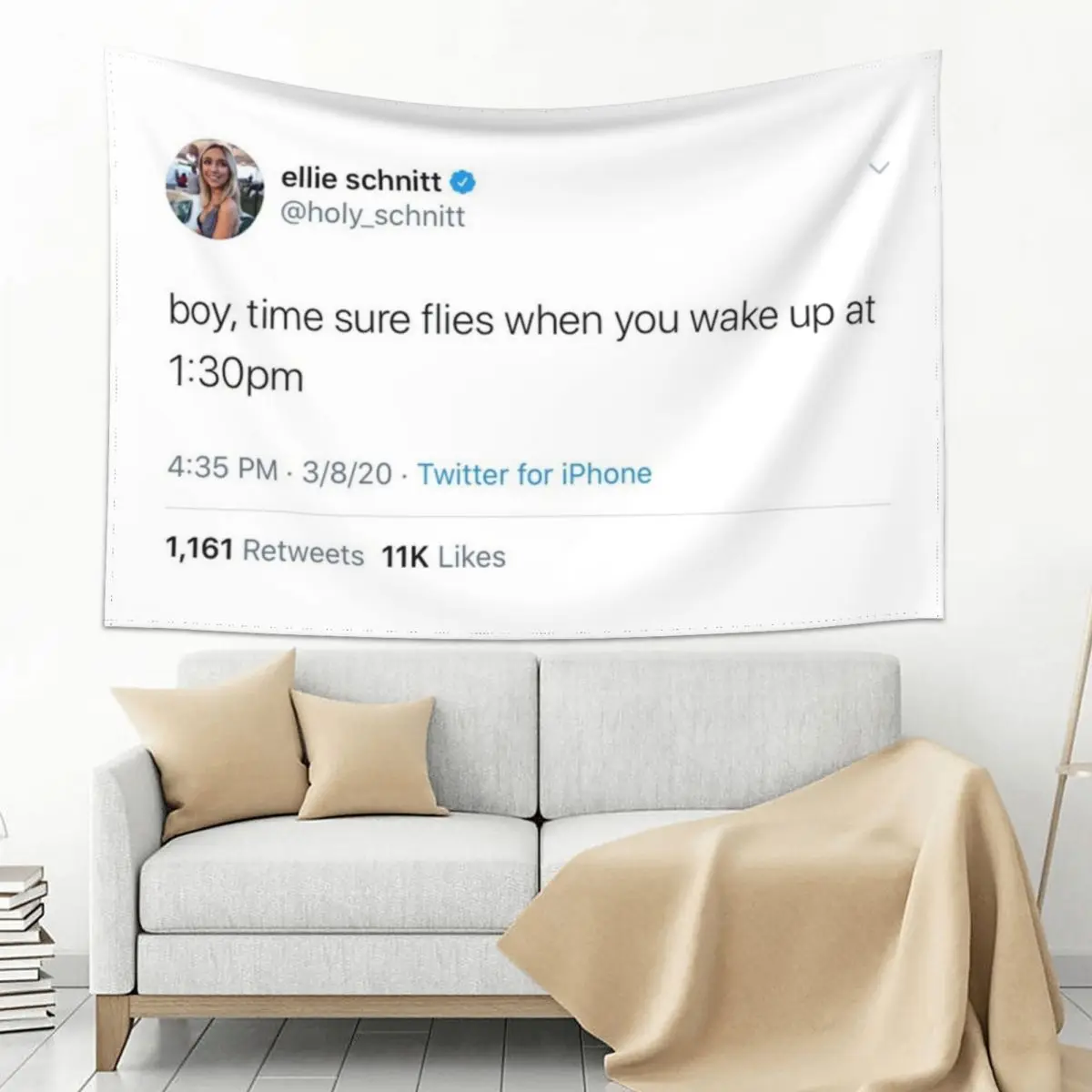 

Funny tweet Tapestry Room Decorator Bedroom Decorations Nordic Home Decor Tapestry