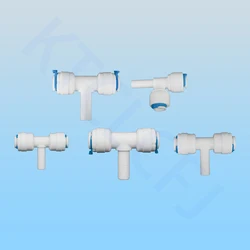 Reverse Osmosis Aquarium System Coupling T Shape Tee 1/4