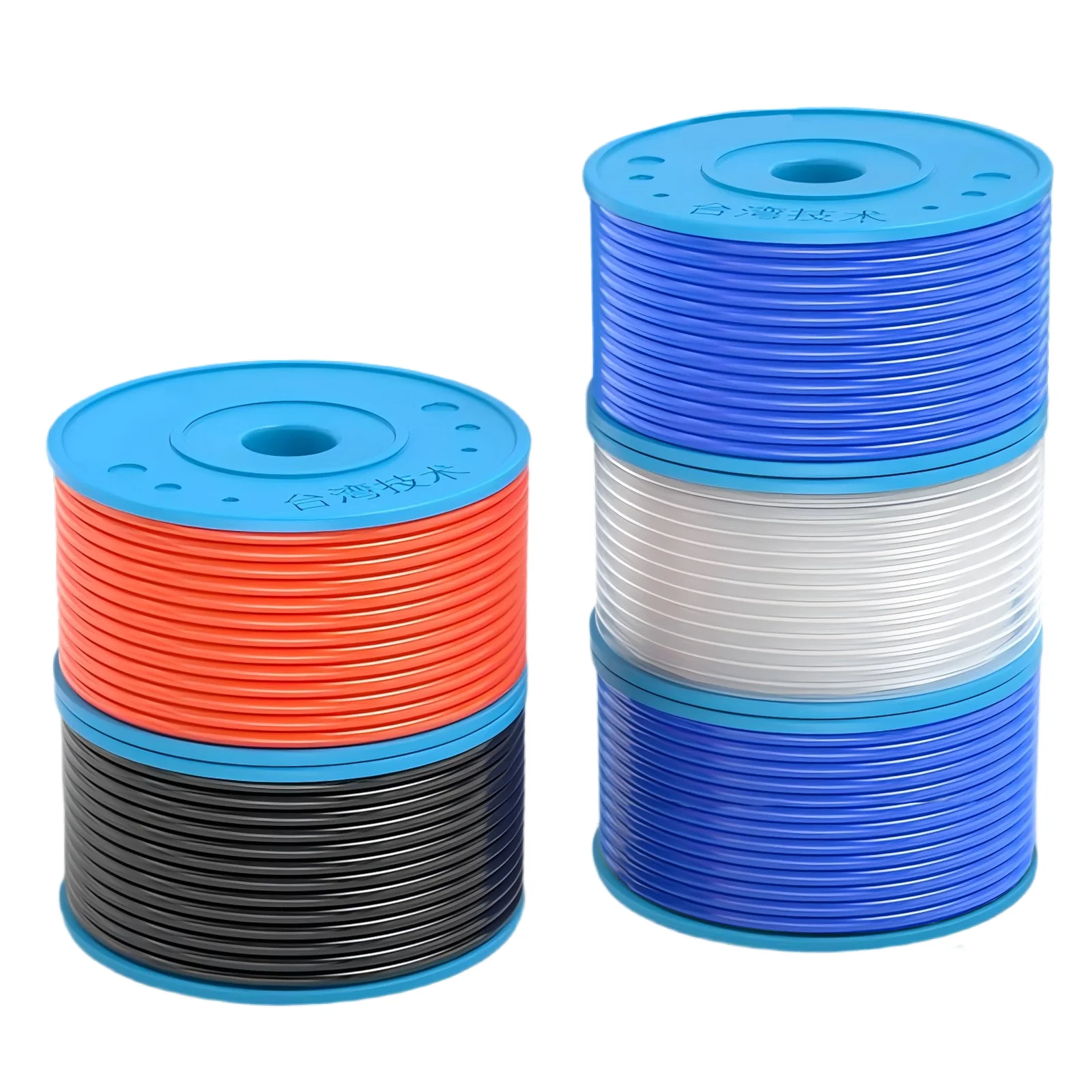 50M PU Polyurethane Air Hose Tube Pipe for Pneumatic Components - Multiple Sizes 4mm-14mm Durable Air Compressor Tubing