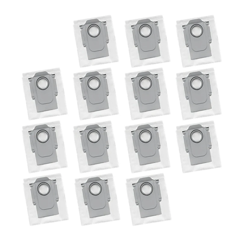 14PCS For Xiaomi Roborock P10 / Q Revo Robot Vacuum Cleaner Accessories Dust Bag Garbage Dust Bag Replacement