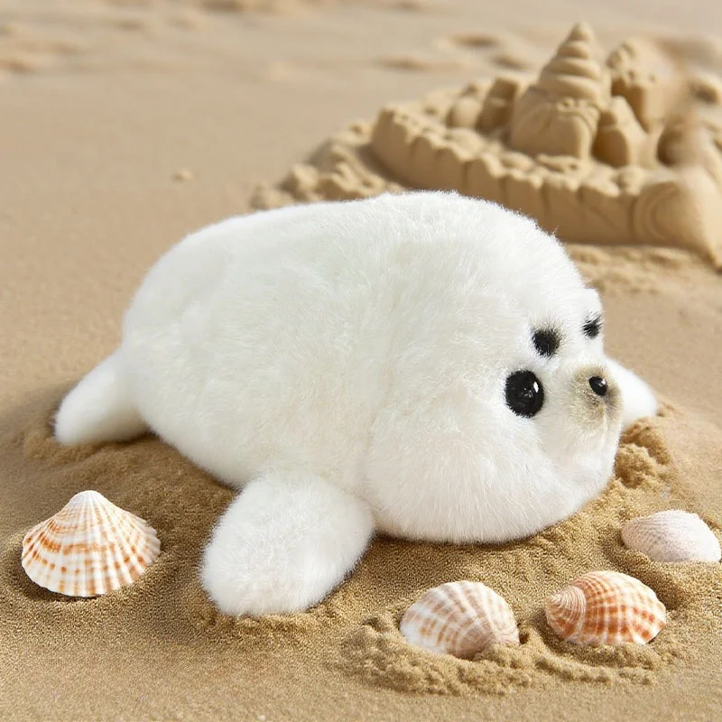 

Плюшевые игрушки Chubby Mr Seal, пушистая, теплая, реалистичная кукла-тюлень, уютная, милая подушка для сна, детская кукла-животное