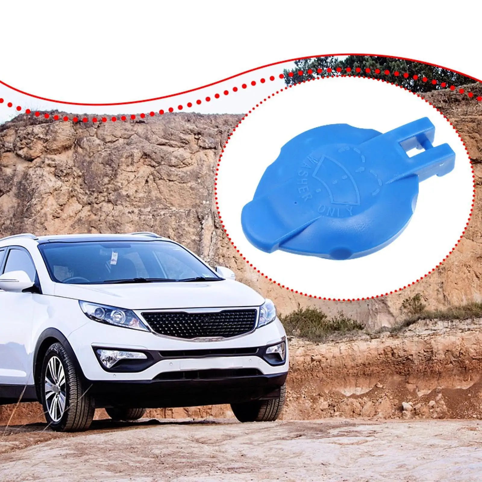 

Крышка жидкости лобового стекла 986233E000 для Hyundai Elantra 11–13 навесное