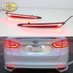 LED Bumper Light For Ford Mondeo 5 MK5 2013-2018 3-in-1 Functions Rear Running Lamp + Brake Light + Turn Signal Reflector