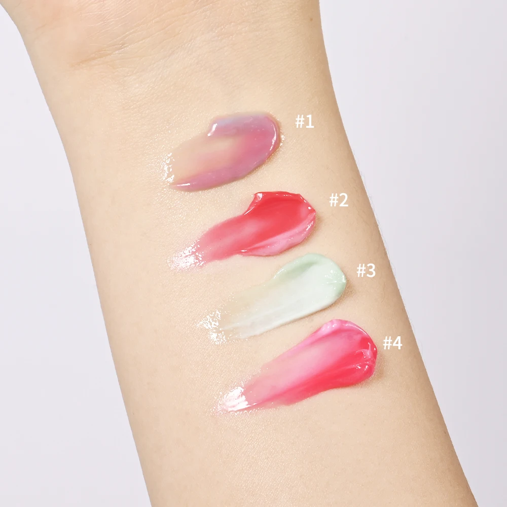 قناع نوم الشفاه بين عشية وضحاها، لون مزدوج يرطب البشرة الجافة والمتشققة ويقلل الخطوط الدقيقة والعناية بالترطيب والتغذية