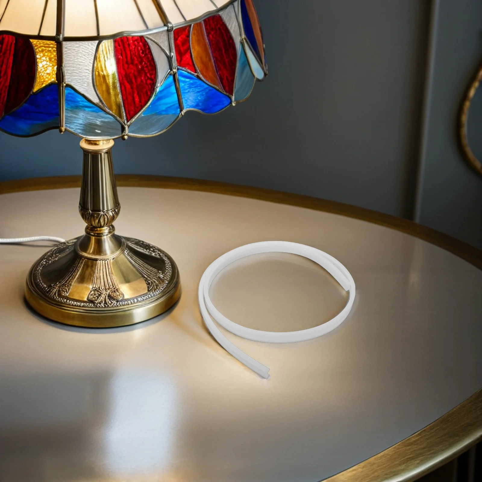 Channel for LED Strip Lights 10Mm Flexible PVC Light Diffuser Channel Indoor Wall Mount Soft Curved Profile Decorative Tape