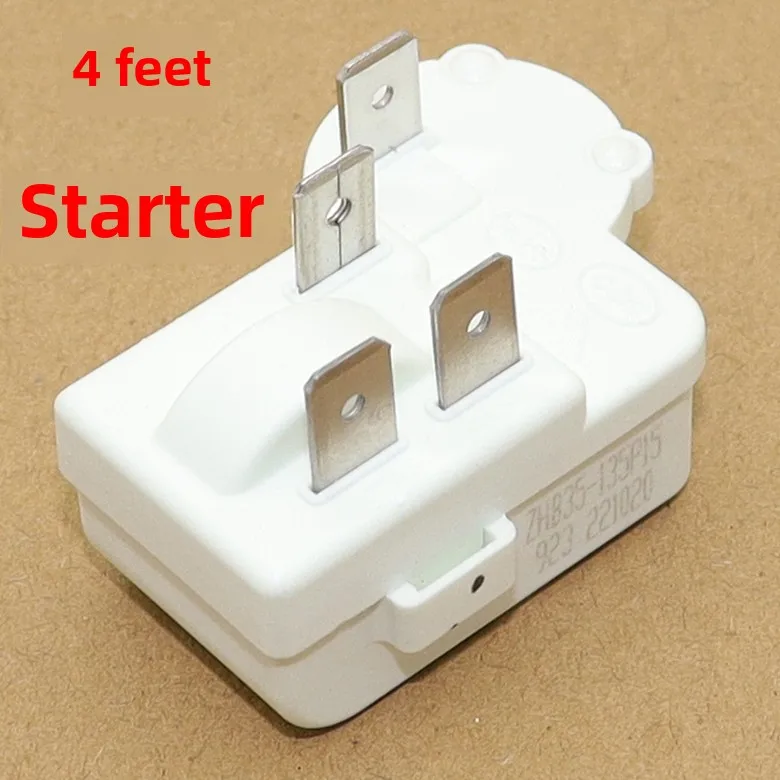 2 قطعة ضاغط الثلاجة الفريزر بداية جديدة ZHB45-105P15 ZHB65-120P15 حماية الزائد PTC