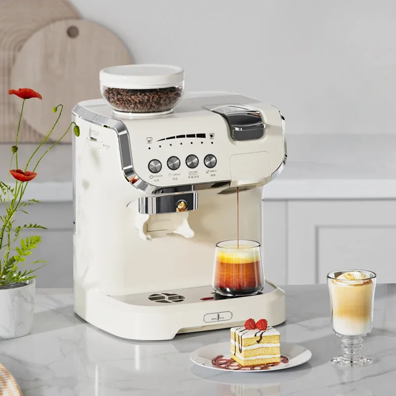 Comercial 6 In 1 Coffee Maker Professional Fully Automatic Built In Coffee Machine Capsule Maker