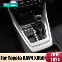 Para Toyota RAV4 XA50 2019 2020 2021 2022 2023 2024 RAV 4 ABS híbrido Panel de cambio de marchas de coche decoración cubierta accesorios embellecedores