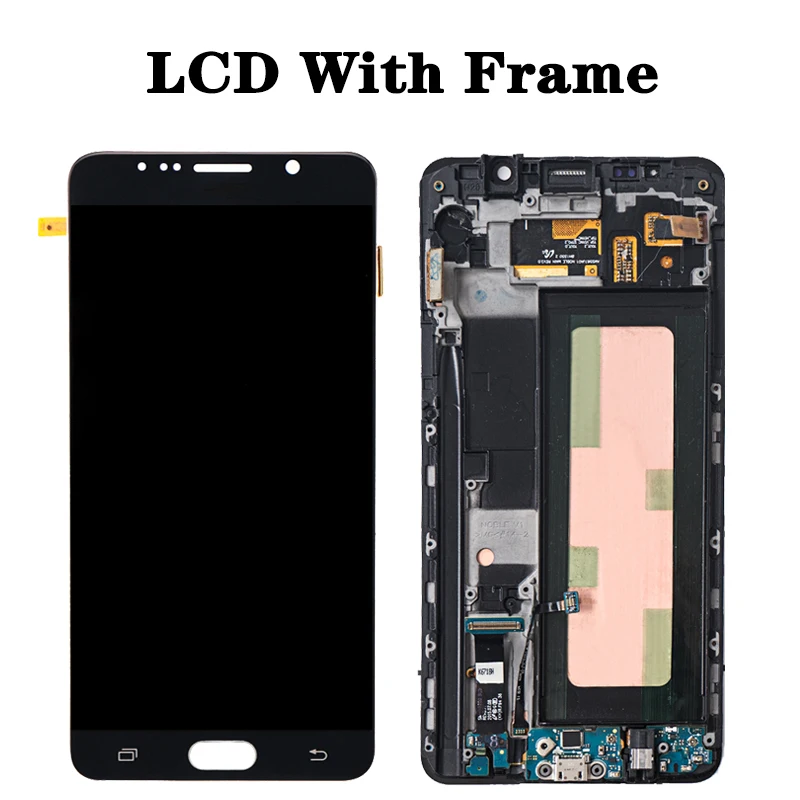 Burn Shadow LCD For Samsung  Note 5 LCD N920 N920F N920A N920C LCD Display Touch Screen Digitizer For Samsung Note5 LCD