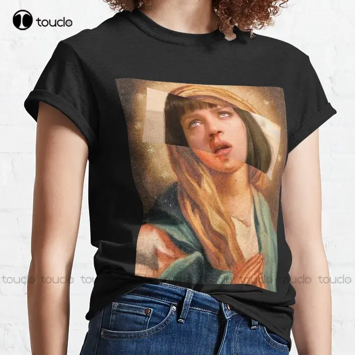 New Virgin Mia Damn Pulp Fiction Mia Wallace T-Shirt Classic T-Shirt Xxxl T-Shirts For Men S-3Xl Unisex