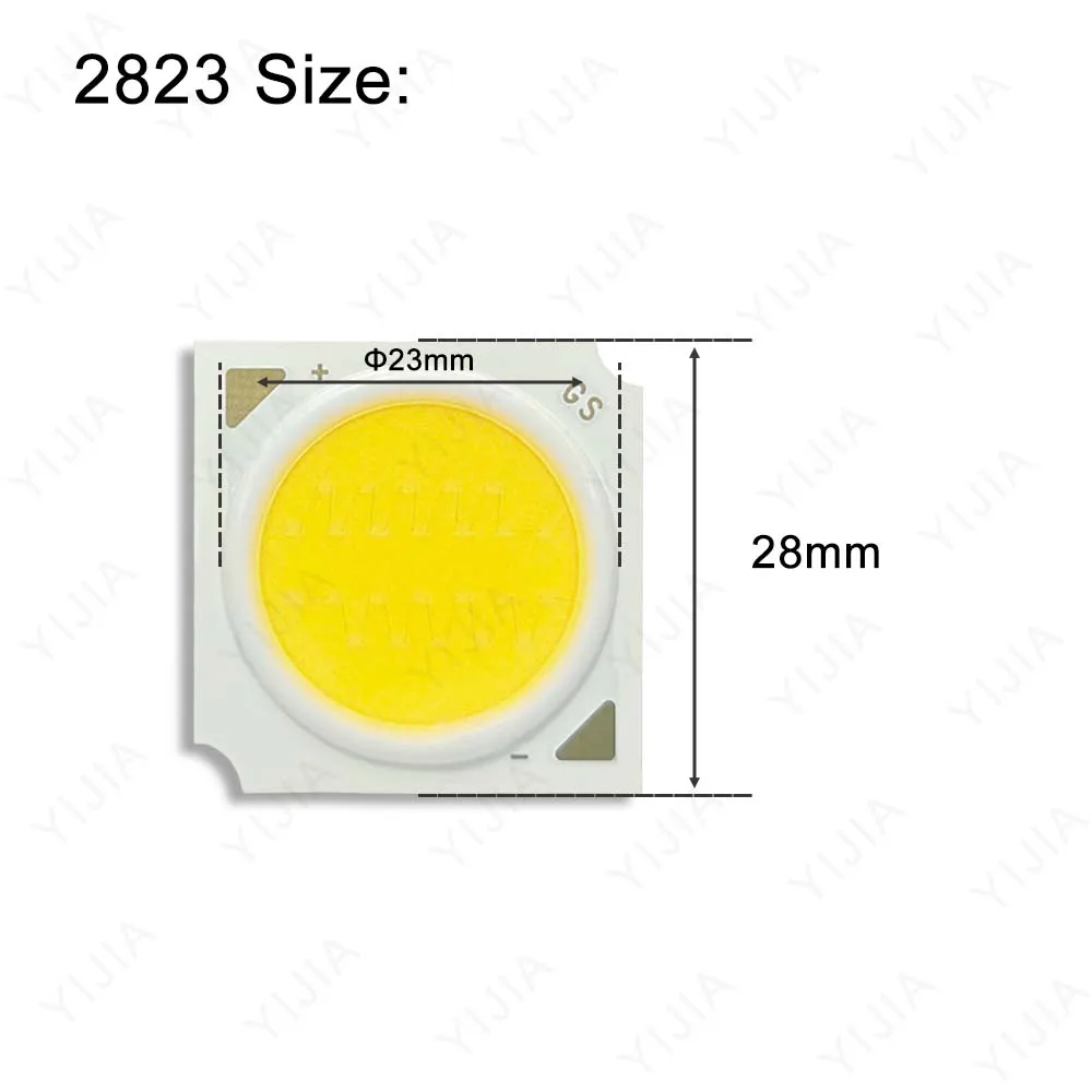 Imagem -04 - Alto Índice de Reprodução de Cores ra 95 Led Chip 3w 5w 7w 10w 15w 20w 30w 50w 100w Branco Natural Quente 1311 1917 2823 Chip Cob para Faça Você Mesmo Led Bulb Track Light