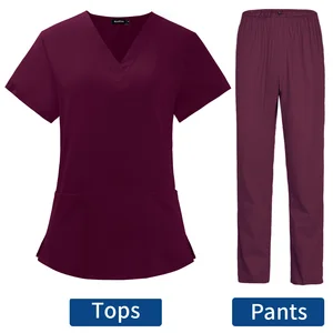 Medizinische Uniformen für die Pflege von Haustieren, nicht schickes Haar, Krankenschwester, Frauen, dünner und leichtes Gewebe, Sommerkleidung, klinische Uniform, Frau 6 Hauptverkaufsuniform -Set - №4