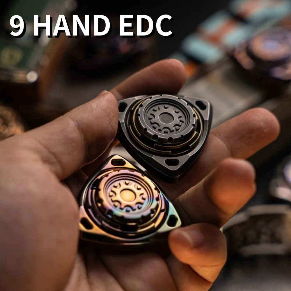 9 HAND EDC Roar Fidget Spinner Three-Bladed Fidget Spinner Office Desk Accessories Stress Relief Toy Fidget Toys For Adults