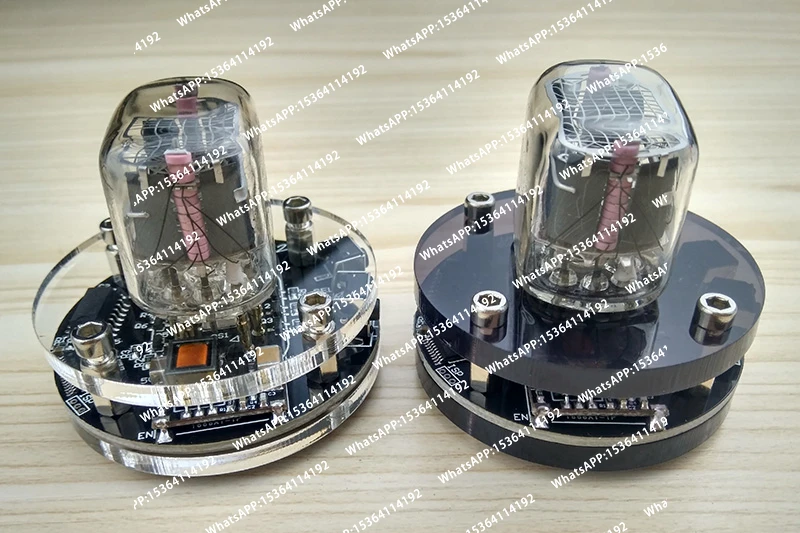 IN-12 Nixie Clock RGB Audio Electronic Accessories DIY Single Tube Glow Clock micro USB DC5V